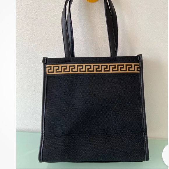 Versace Parfums 2way bag Black and Gold Shoulder Bag - Picture 6 of 10